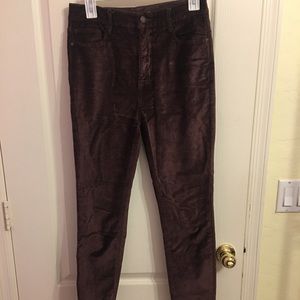 Free people velvet pants